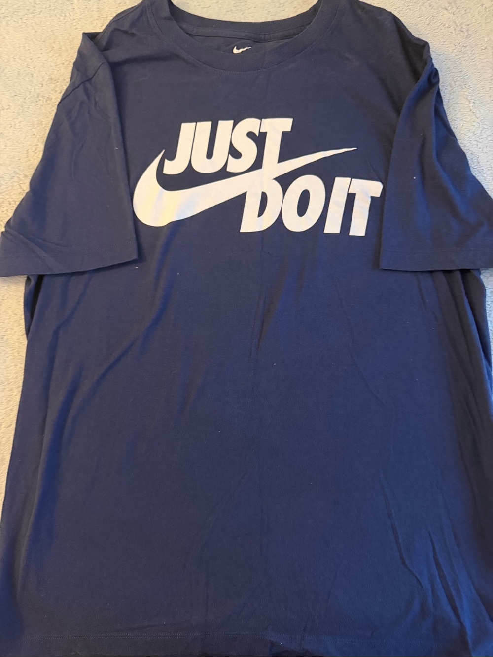 Nike Navy Blue 'Just Do It' Short Sleeve Tee